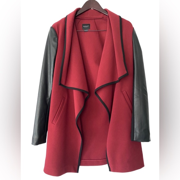 Marciano Leather Sleeves Blazer - Size S - Picture 6 of 9